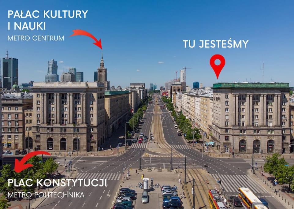 شقة Lux Apartament W Centrum, Plac Konstytucji, Klimatyzacja, Widokowy وارسو المظهر الخارجي الصورة